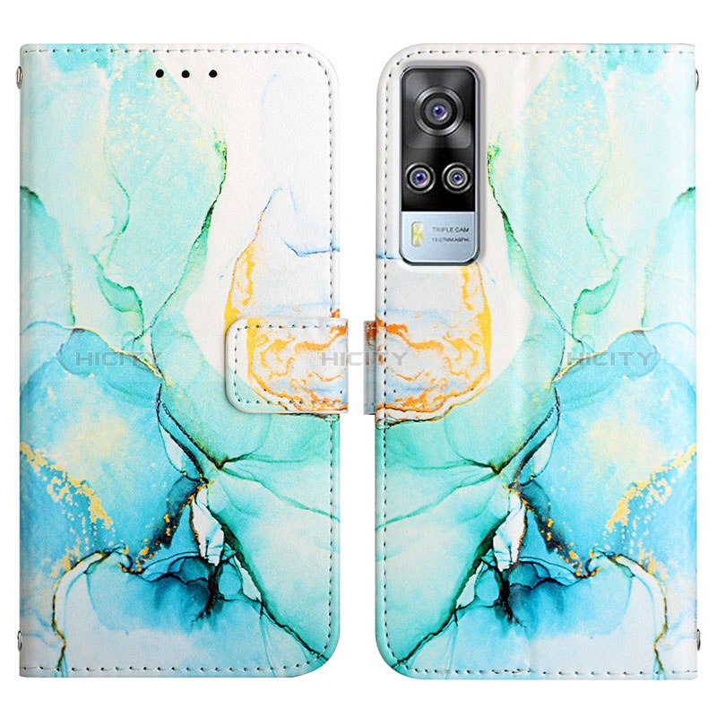 Coque Portefeuille Motif Fantaisie Livre Cuir Etui Clapet Y04B pour Vivo Y51 (2021) Plus