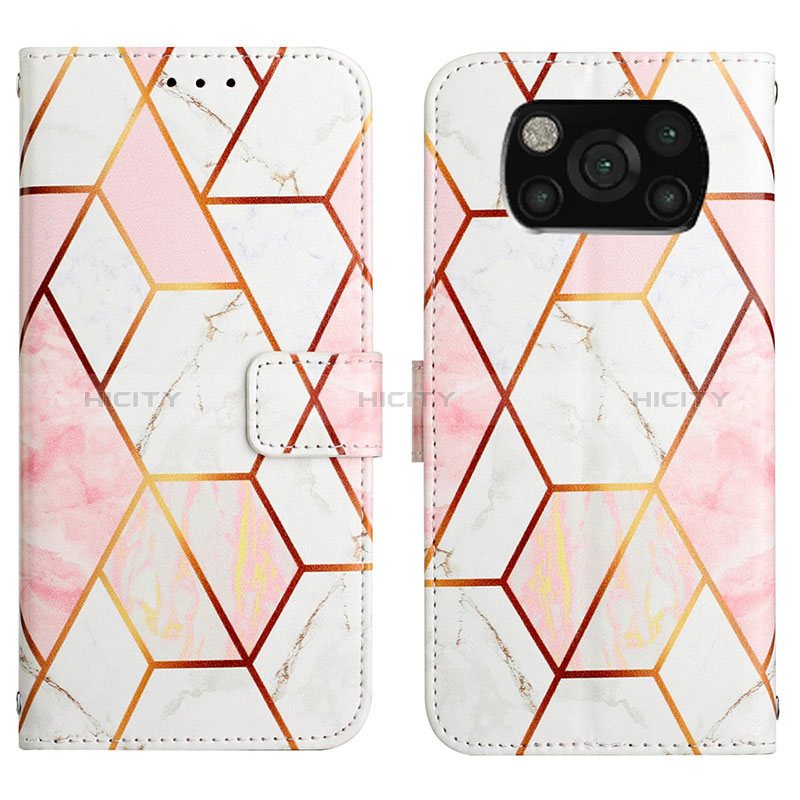 Coque Portefeuille Motif Fantaisie Livre Cuir Etui Clapet Y04B pour Xiaomi Poco X3 Blanc Plus