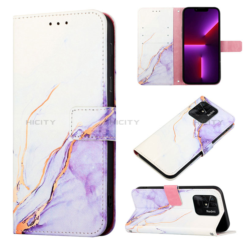 Coque Portefeuille Motif Fantaisie Livre Cuir Etui Clapet Y04B pour Xiaomi Redmi 10 India Plus