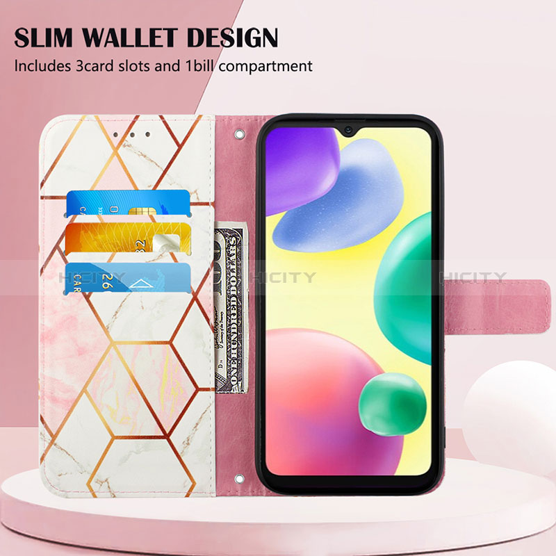 Coque Portefeuille Motif Fantaisie Livre Cuir Etui Clapet Y04B pour Xiaomi Redmi 10A 4G Plus