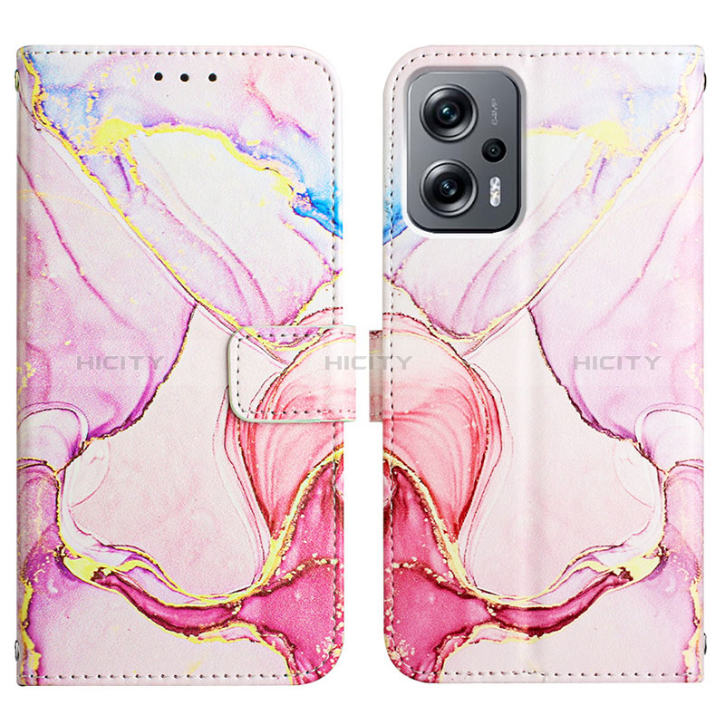 Coque Portefeuille Motif Fantaisie Livre Cuir Etui Clapet Y04B pour Xiaomi Redmi Note 12T Pro 5G Plus