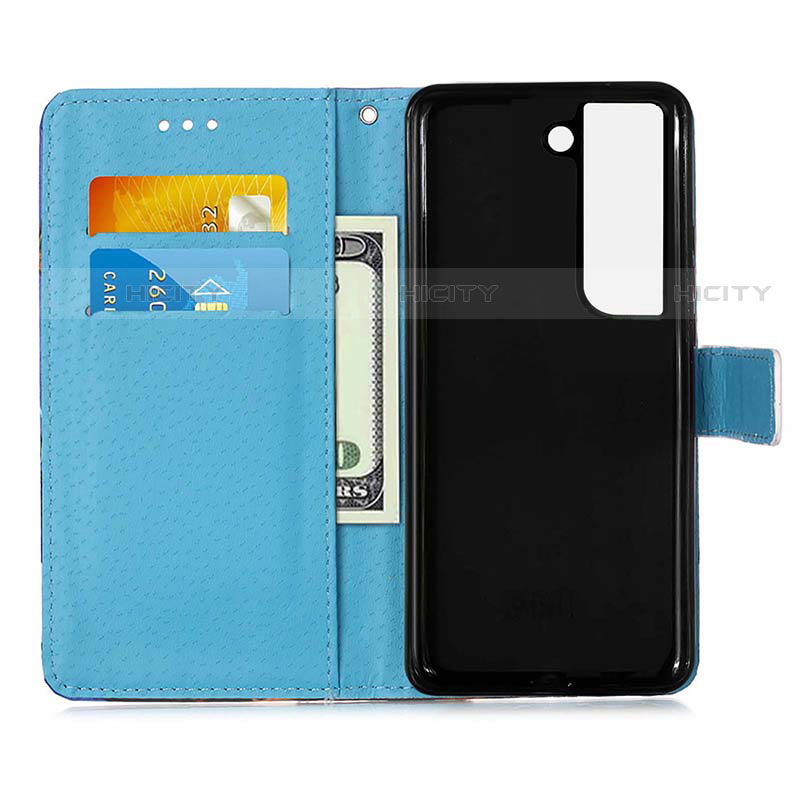 Coque Portefeuille Motif Fantaisie Livre Cuir Etui Clapet Y05B pour Samsung Galaxy S21 5G Plus