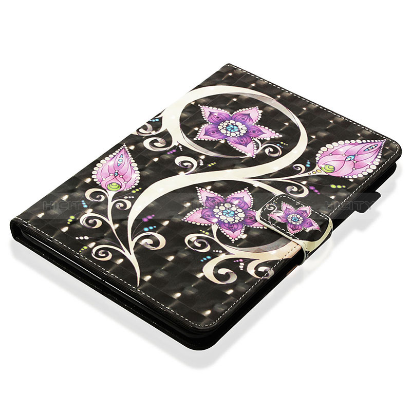 Coque Portefeuille Motif Fantaisie Livre Cuir Etui Clapet Y06B pour Apple iPad Mini 4 Noir Plus