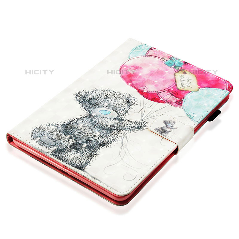 Coque Portefeuille Motif Fantaisie Livre Cuir Etui Clapet Y06B pour Apple iPad Mini 5 (2019) Gris Plus