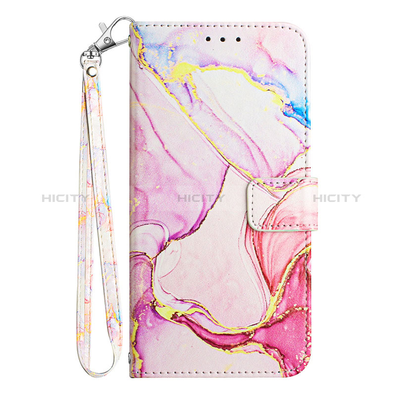 Coque Portefeuille Motif Fantaisie Livre Cuir Etui Clapet YB1 pour Motorola Moto G Play Gen 2 Rose Plus