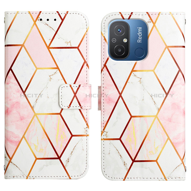 Coque Portefeuille Motif Fantaisie Livre Cuir Etui Clapet YB1 pour Xiaomi Poco C55 Blanc Plus