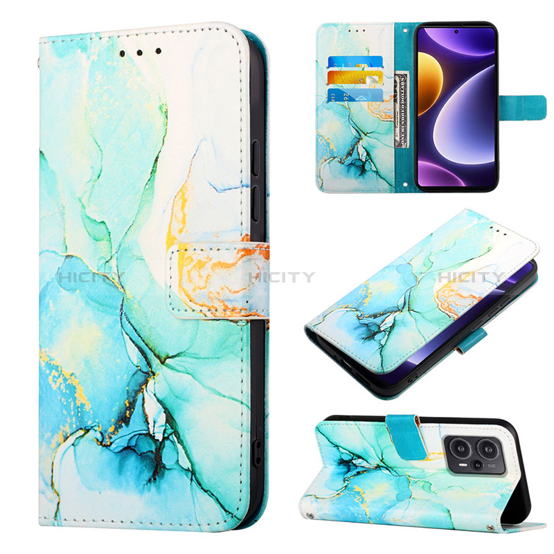 Coque Portefeuille Motif Fantaisie Livre Cuir Etui Clapet YB1 pour Xiaomi Poco F5 5G Plus