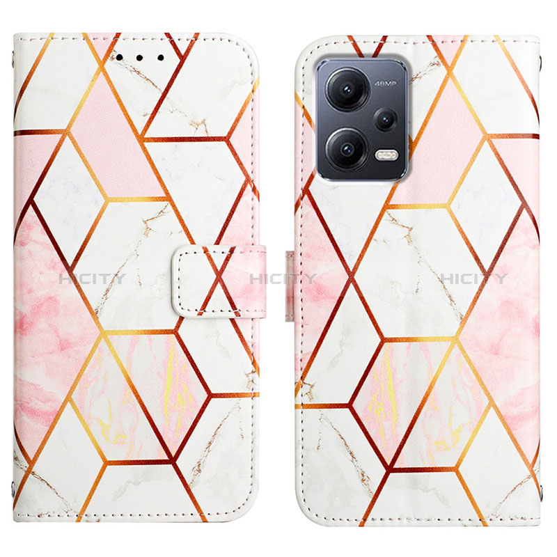 Coque Portefeuille Motif Fantaisie Livre Cuir Etui Clapet YB1 pour Xiaomi Poco X5 5G Blanc Plus