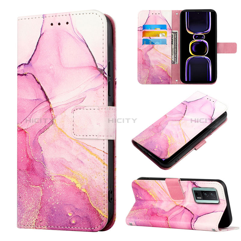 Coque Portefeuille Motif Fantaisie Livre Cuir Etui Clapet YB1 pour Xiaomi Redmi K60 5G Plus