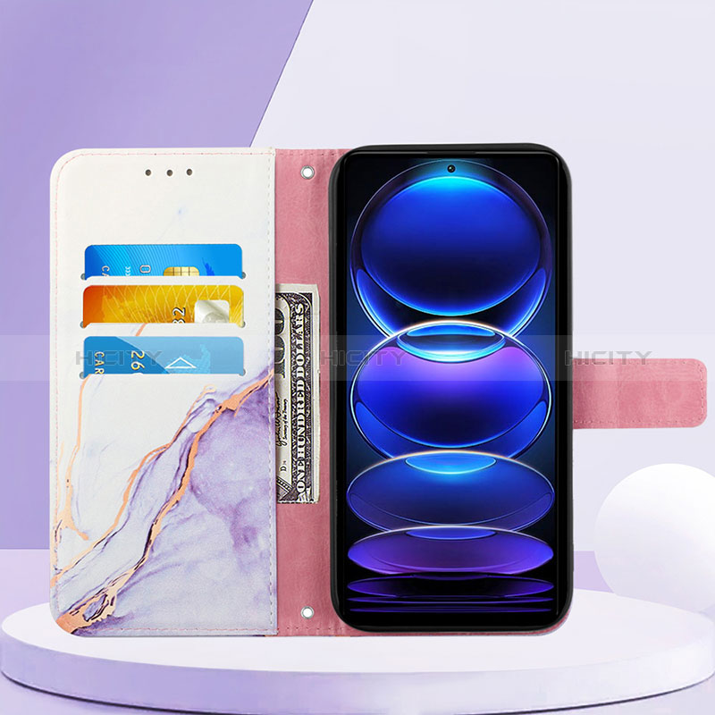 Coque Portefeuille Motif Fantaisie Livre Cuir Etui Clapet YB1 pour Xiaomi Redmi Note 12 Explorer Plus