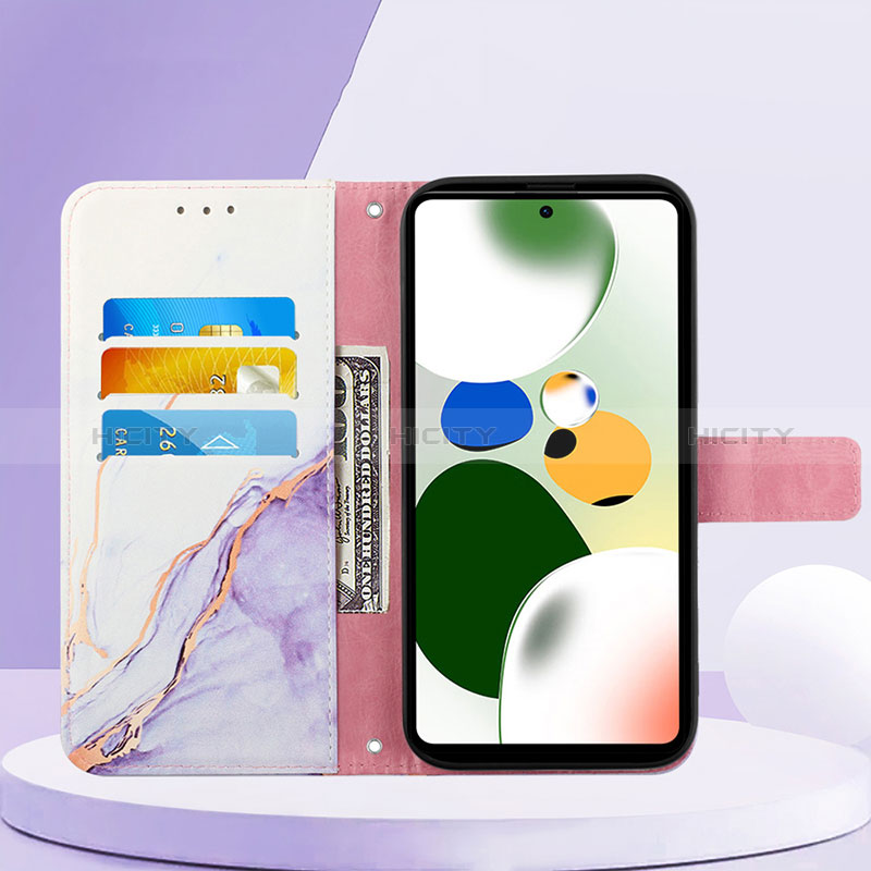 Coque Portefeuille Motif Fantaisie Livre Cuir Etui Clapet YB1 pour Xiaomi Redmi Note 12 Pro Speed 5G Plus