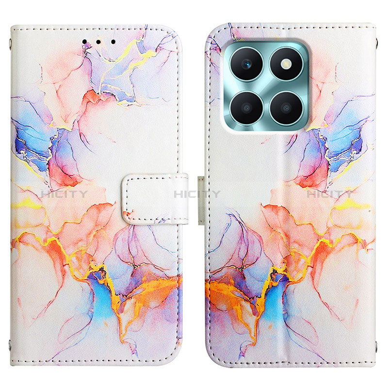 Coque Portefeuille Motif Fantaisie Livre Cuir Etui Clapet YB4 pour Huawei Honor X6a Plus