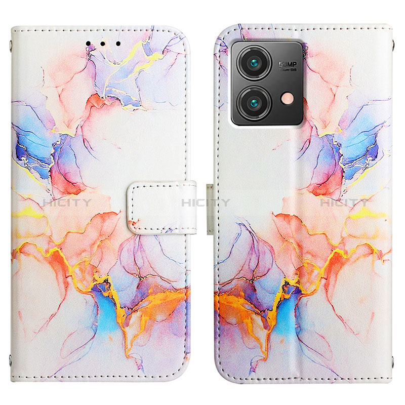 Coque Portefeuille Motif Fantaisie Livre Cuir Etui Clapet YB4 pour Motorola Moto G84 5G Plus