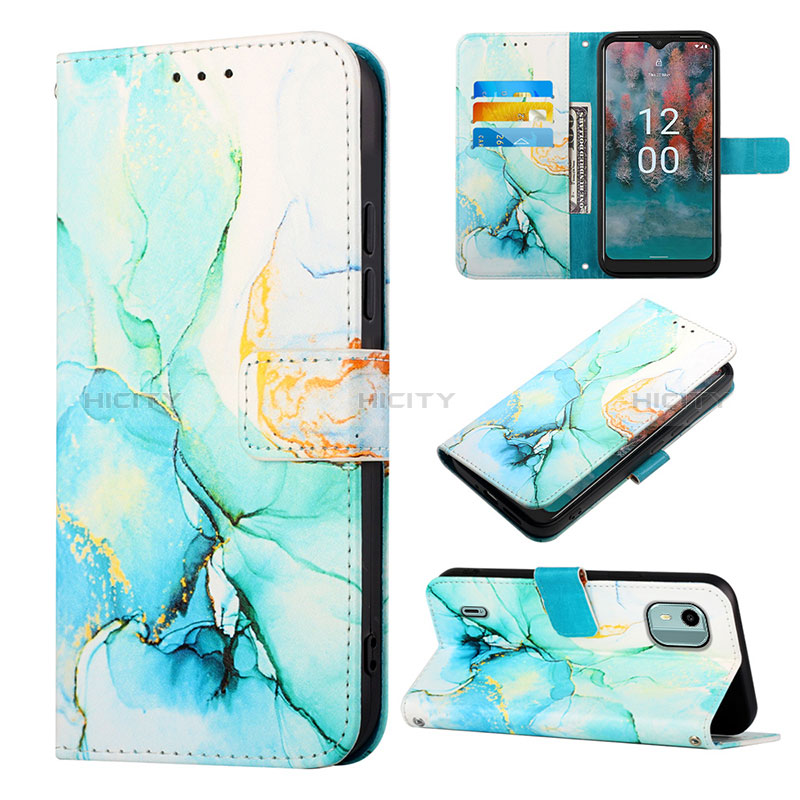 Coque Portefeuille Motif Fantaisie Livre Cuir Etui Clapet YB4 pour Nokia C12 Plus Plus