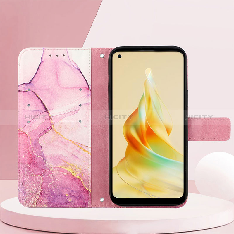 Coque Portefeuille Motif Fantaisie Livre Cuir Etui Clapet YB4 pour Oppo Reno8 T 4G Plus