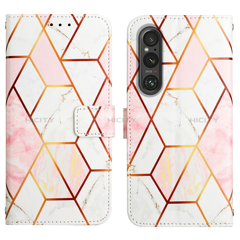 Coque Portefeuille Motif Fantaisie Livre Cuir Etui Clapet YB4 pour Sony Xperia 1 V Plus