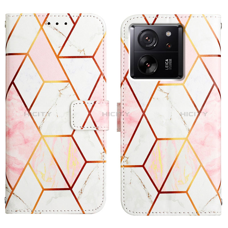 Coque Portefeuille Motif Fantaisie Livre Cuir Etui Clapet YB4 pour Xiaomi Mi 13T 5G Blanc Plus