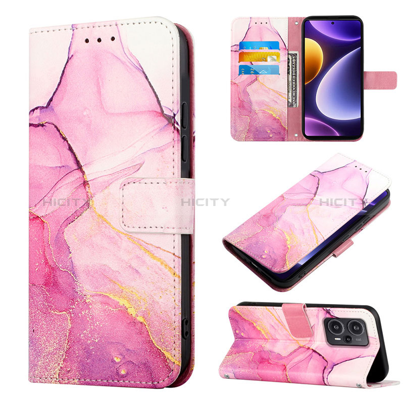 Coque Portefeuille Motif Fantaisie Livre Cuir Etui Clapet YB4 pour Xiaomi Poco F5 5G Plus