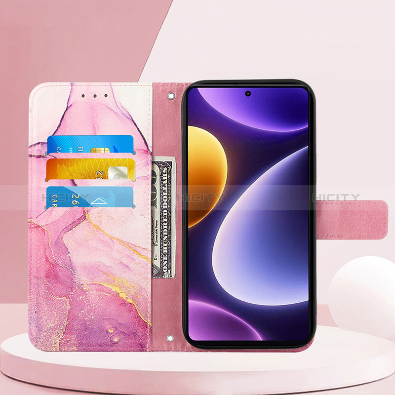 Coque Portefeuille Motif Fantaisie Livre Cuir Etui Clapet YB4 pour Xiaomi Poco F5 5G Plus