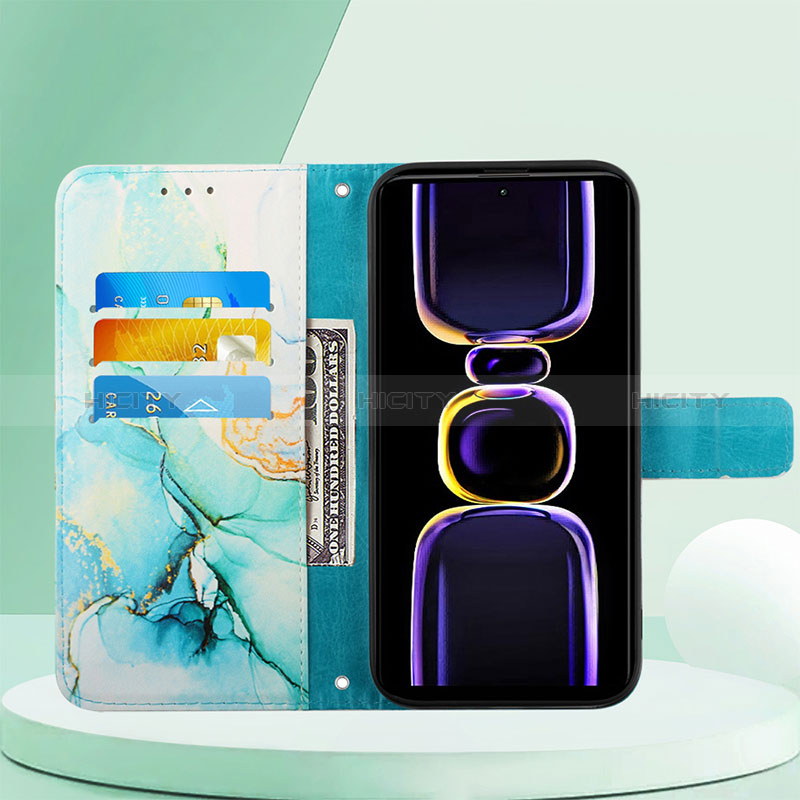 Coque Portefeuille Motif Fantaisie Livre Cuir Etui Clapet YB4 pour Xiaomi Poco F5 Pro 5G Plus