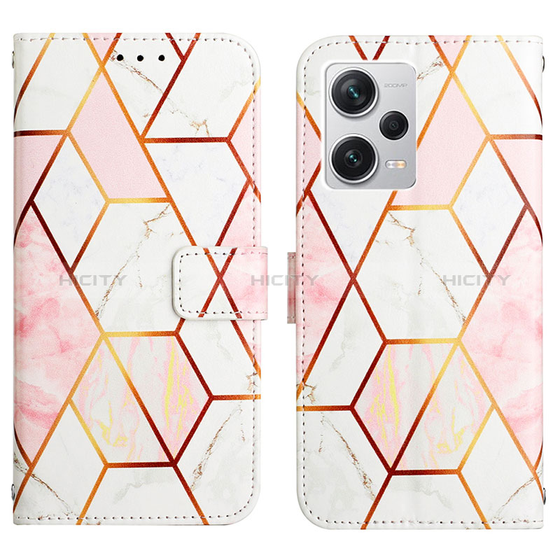 Coque Portefeuille Motif Fantaisie Livre Cuir Etui Clapet YB4 pour Xiaomi Redmi Note 12 Explorer Blanc Plus