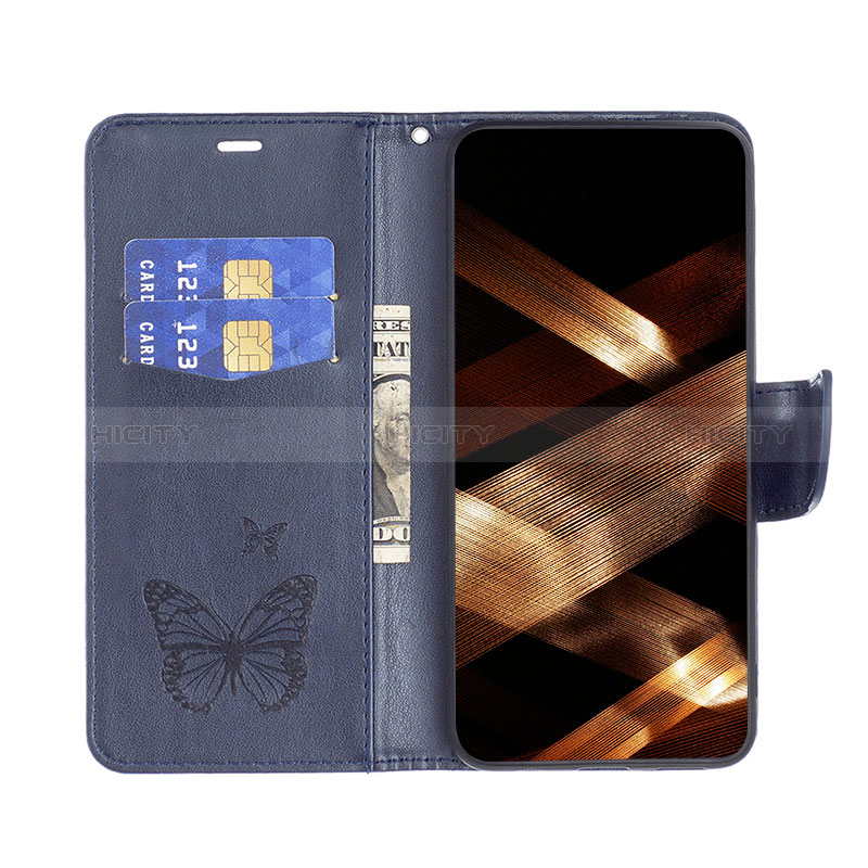 Coque Portefeuille Papillon Livre Cuir Etui Clapet B01F pour Nokia G11 Plus