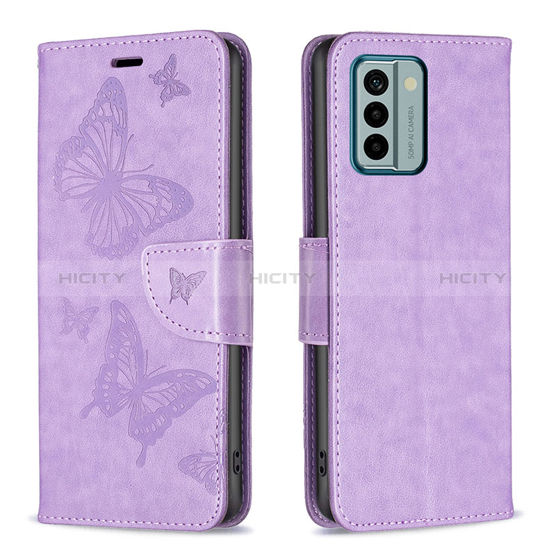 Coque Portefeuille Papillon Livre Cuir Etui Clapet B01F pour Nokia G22 Plus