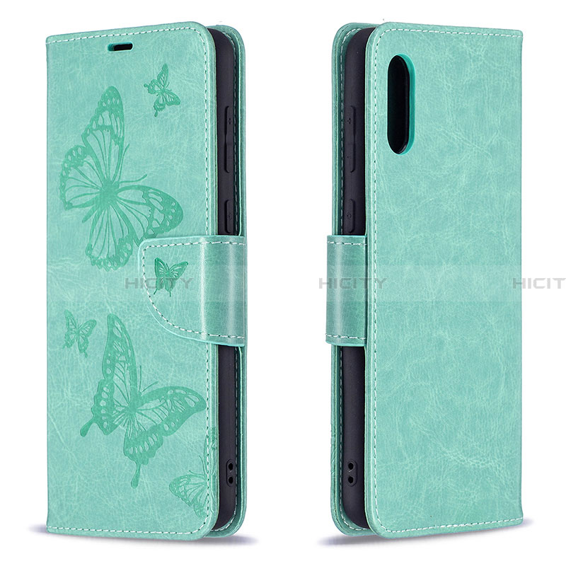 Coque Portefeuille Papillon Livre Cuir Etui Clapet B01F pour Samsung Galaxy A02 Plus