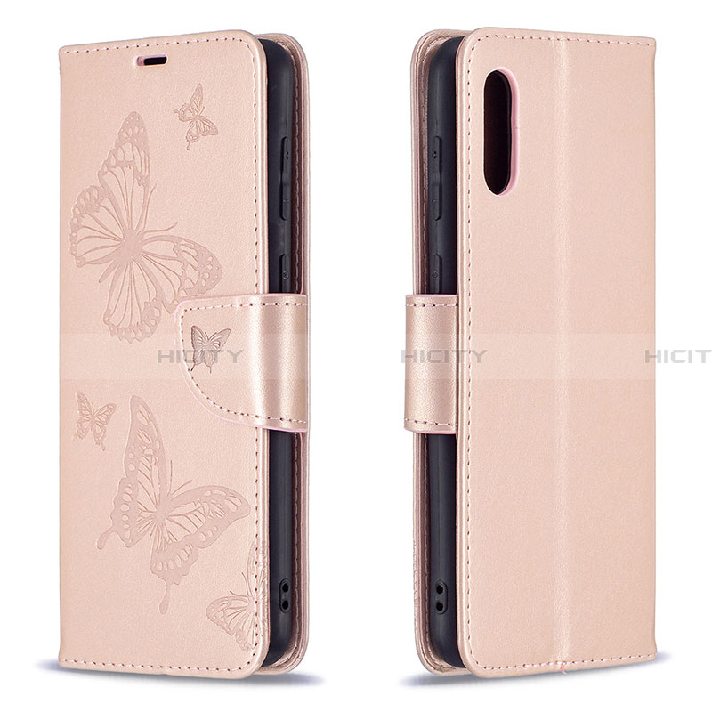 Coque Portefeuille Papillon Livre Cuir Etui Clapet B01F pour Samsung Galaxy A02 Plus