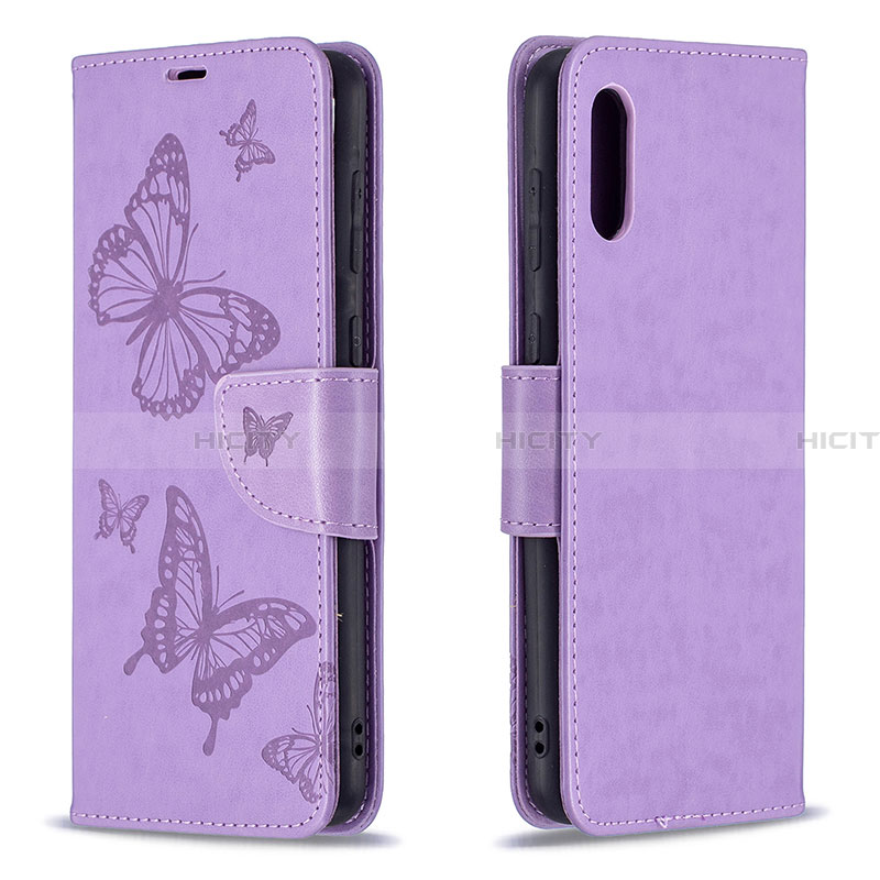 Coque Portefeuille Papillon Livre Cuir Etui Clapet B01F pour Samsung Galaxy A02 Plus