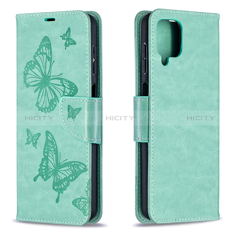 Coque Portefeuille Papillon Livre Cuir Etui Clapet B01F pour Samsung Galaxy A12 5G Plus