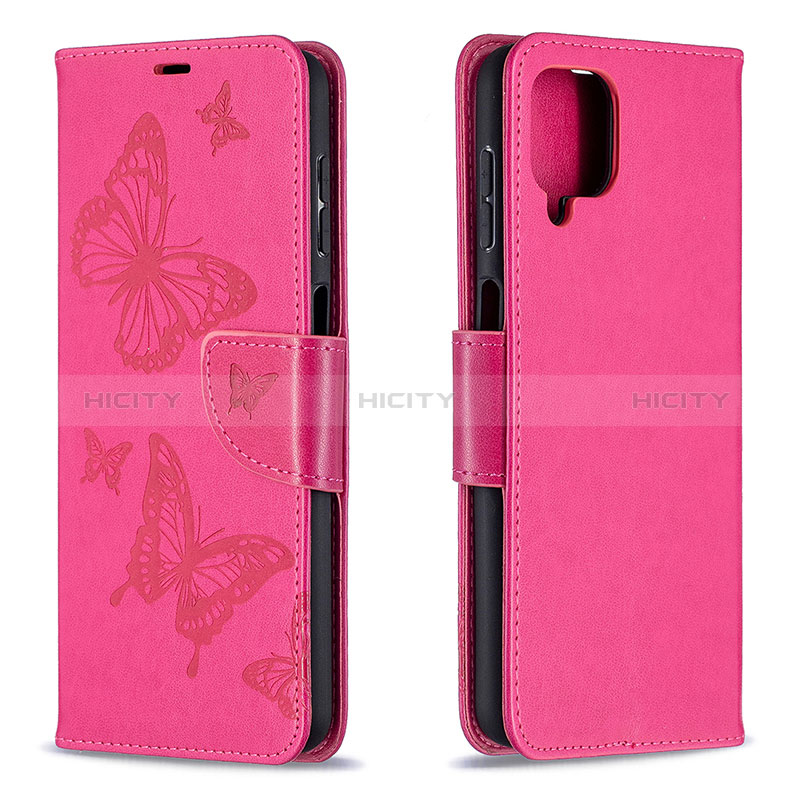 Coque Portefeuille Papillon Livre Cuir Etui Clapet B01F pour Samsung Galaxy A12 Nacho Plus