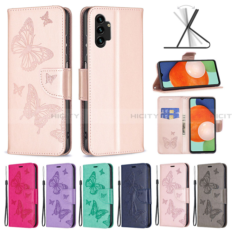 Coque Portefeuille Papillon Livre Cuir Etui Clapet B01F pour Samsung Galaxy A13 4G Plus