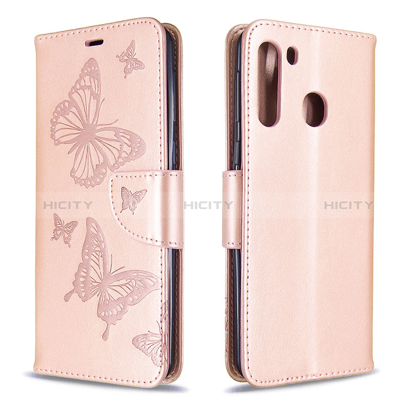 Coque Portefeuille Papillon Livre Cuir Etui Clapet B01F pour Samsung Galaxy A21 Plus