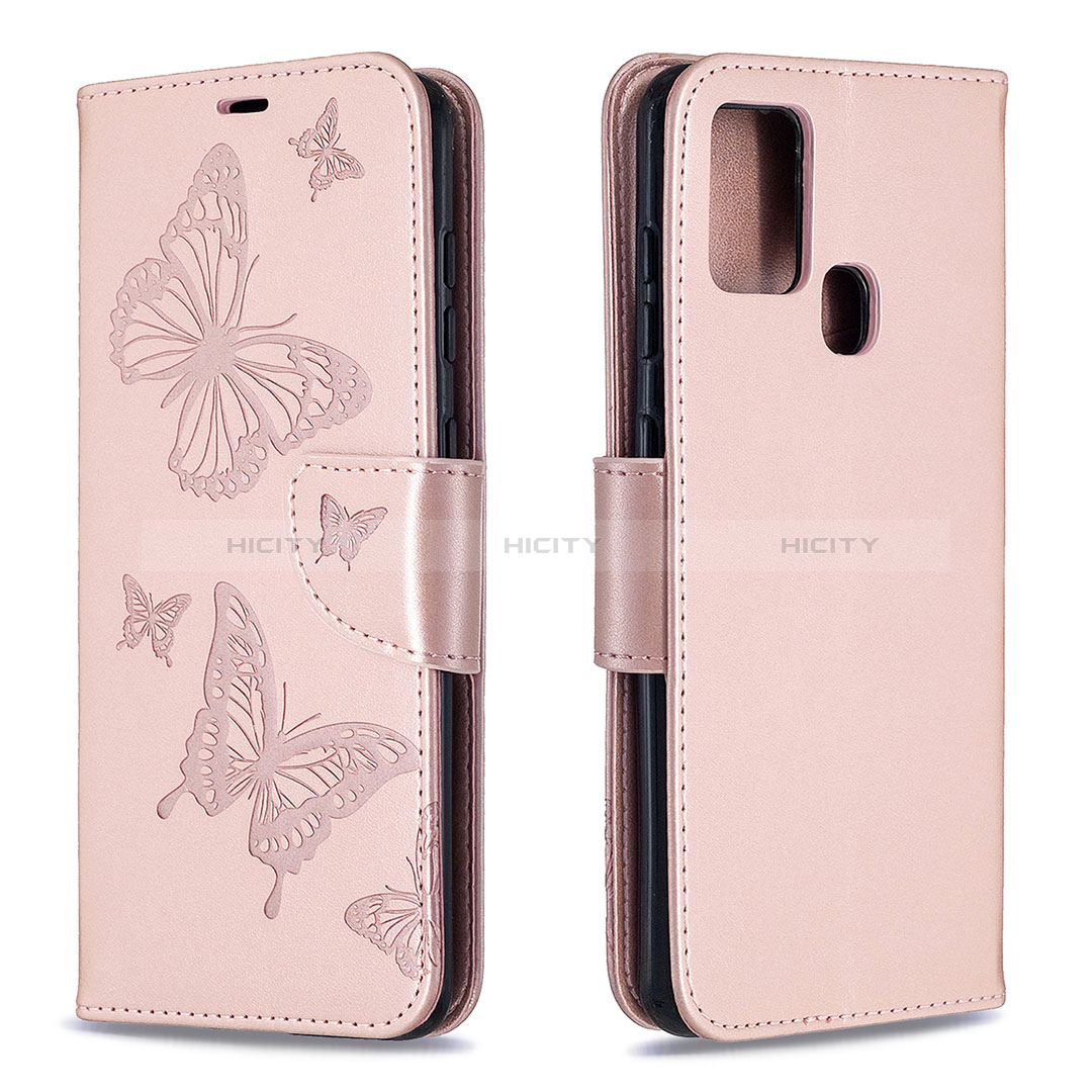 Coque Portefeuille Papillon Livre Cuir Etui Clapet B01F pour Samsung Galaxy A21s Plus