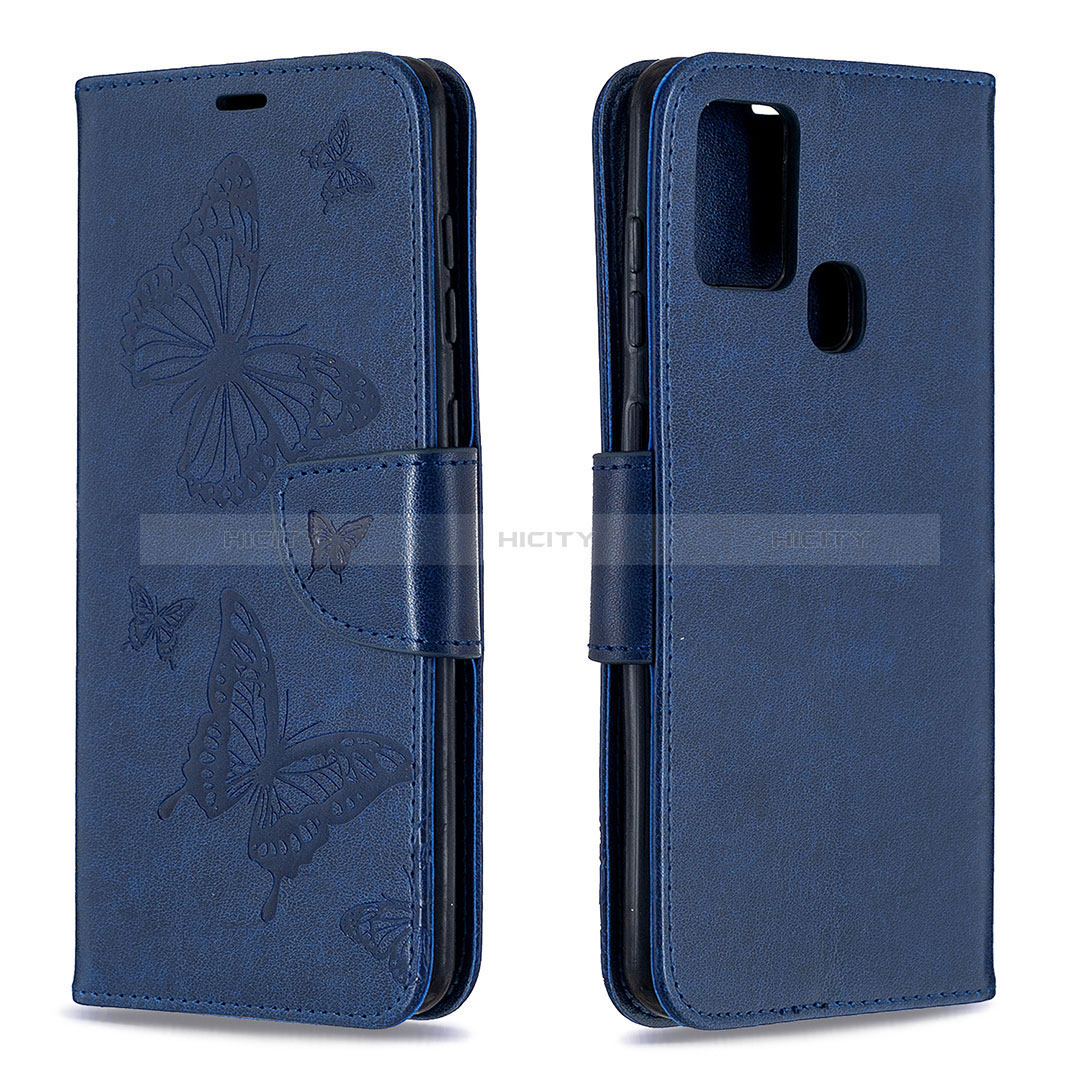 Coque Portefeuille Papillon Livre Cuir Etui Clapet B01F pour Samsung Galaxy A21s Plus