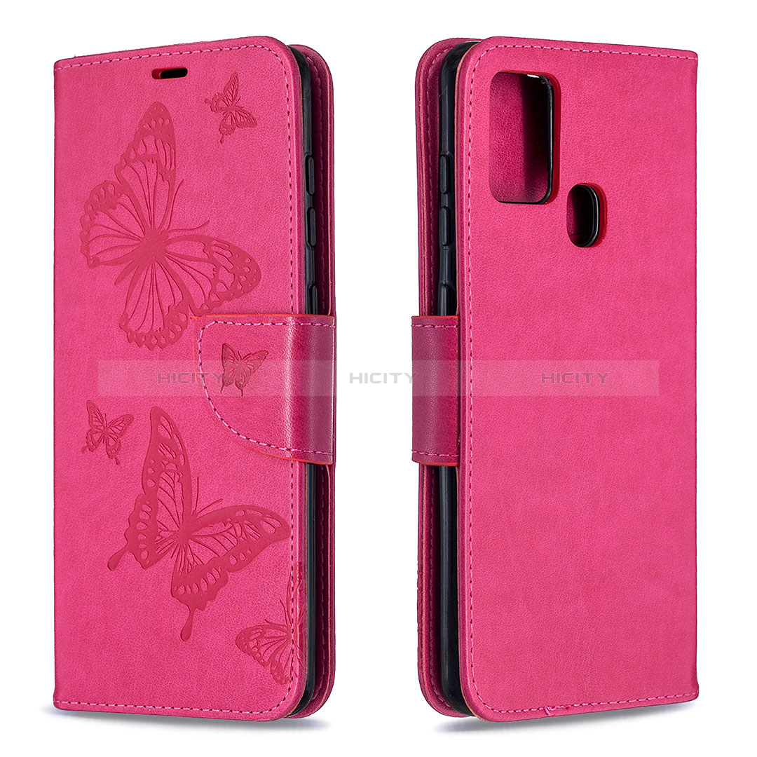 Coque Portefeuille Papillon Livre Cuir Etui Clapet B01F pour Samsung Galaxy A21s Plus