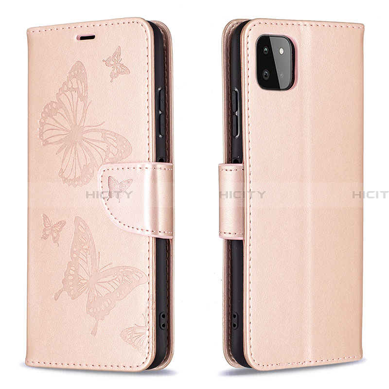 Coque Portefeuille Papillon Livre Cuir Etui Clapet B01F pour Samsung Galaxy A22 5G Plus
