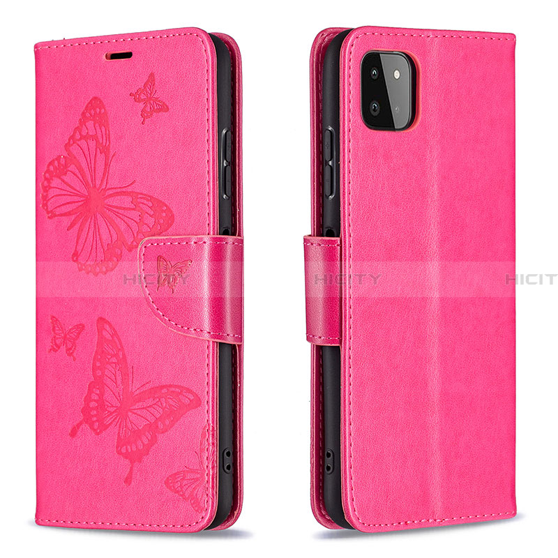 Coque Portefeuille Papillon Livre Cuir Etui Clapet B01F pour Samsung Galaxy A22 5G Plus