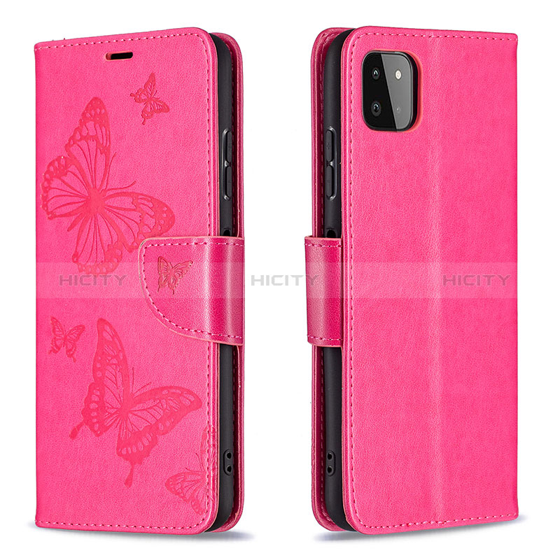 Coque Portefeuille Papillon Livre Cuir Etui Clapet B01F pour Samsung Galaxy A22s 5G Plus