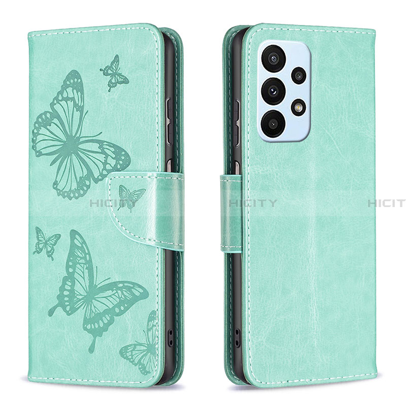 Coque Portefeuille Papillon Livre Cuir Etui Clapet B01F pour Samsung Galaxy A23 4G Plus