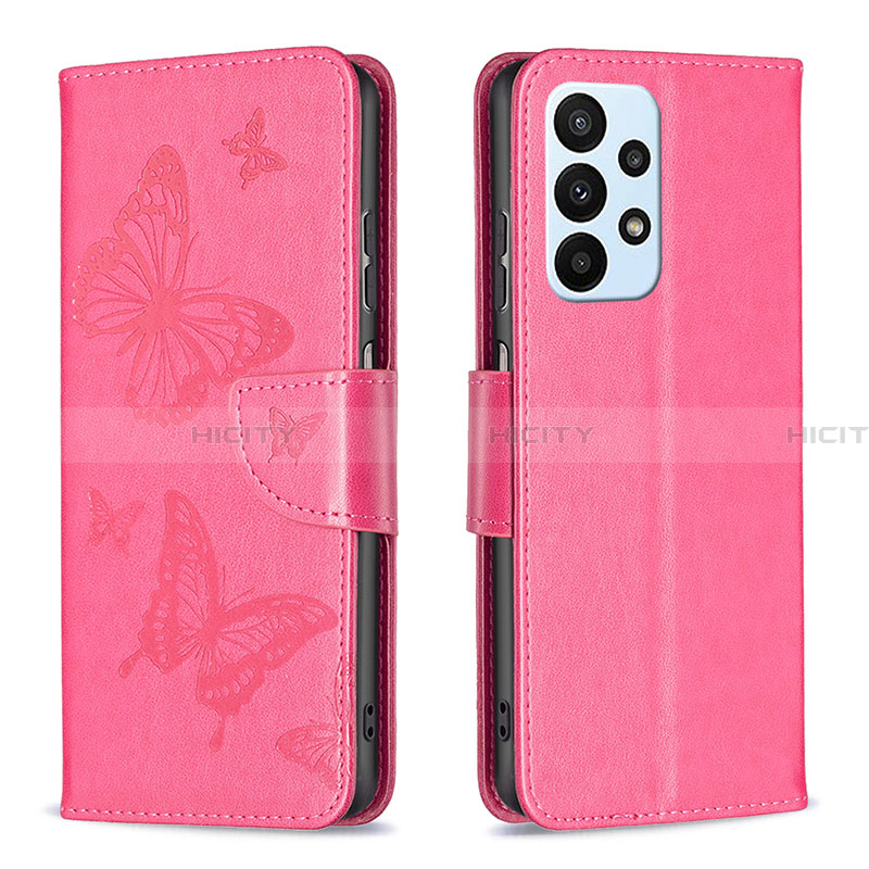 Coque Portefeuille Papillon Livre Cuir Etui Clapet B01F pour Samsung Galaxy A23 4G Plus