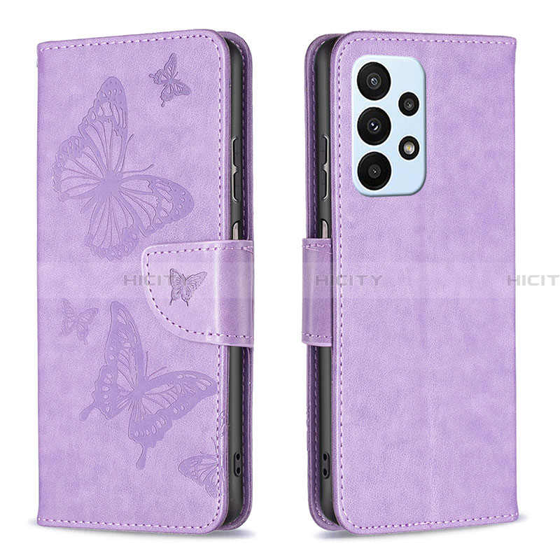 Coque Portefeuille Papillon Livre Cuir Etui Clapet B01F pour Samsung Galaxy A23 4G Plus