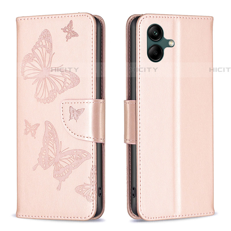 Coque Portefeuille Papillon Livre Cuir Etui Clapet B01F pour Samsung Galaxy F04 Plus