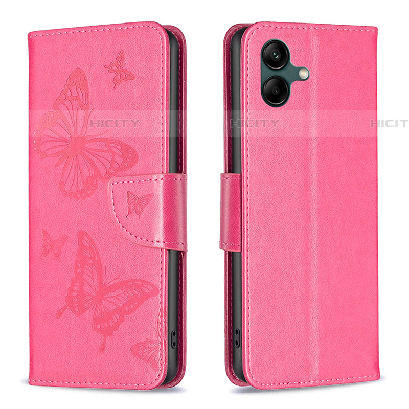 Coque Portefeuille Papillon Livre Cuir Etui Clapet B01F pour Samsung Galaxy F04 Plus