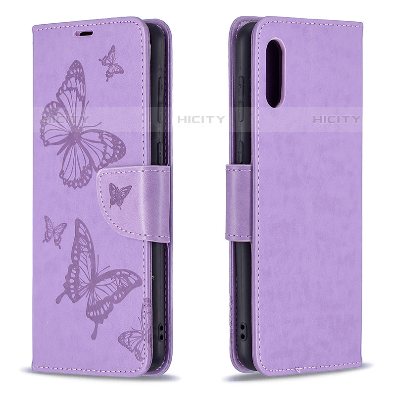 Coque Portefeuille Papillon Livre Cuir Etui Clapet B01F pour Samsung Galaxy M02 Plus