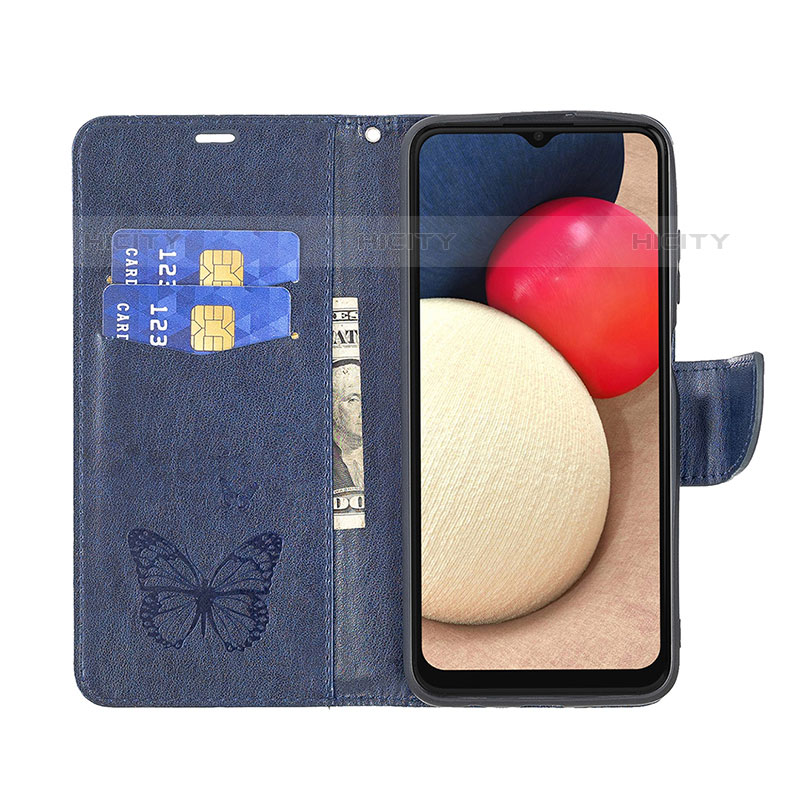 Coque Portefeuille Papillon Livre Cuir Etui Clapet B01F pour Samsung Galaxy M02s Plus