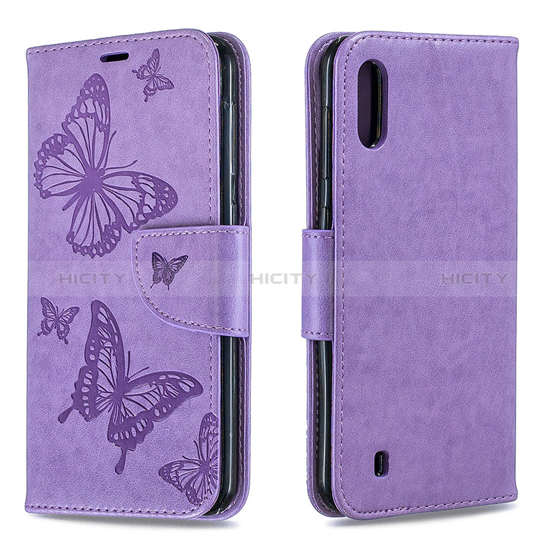 Coque Portefeuille Papillon Livre Cuir Etui Clapet B01F pour Samsung Galaxy M10 Plus