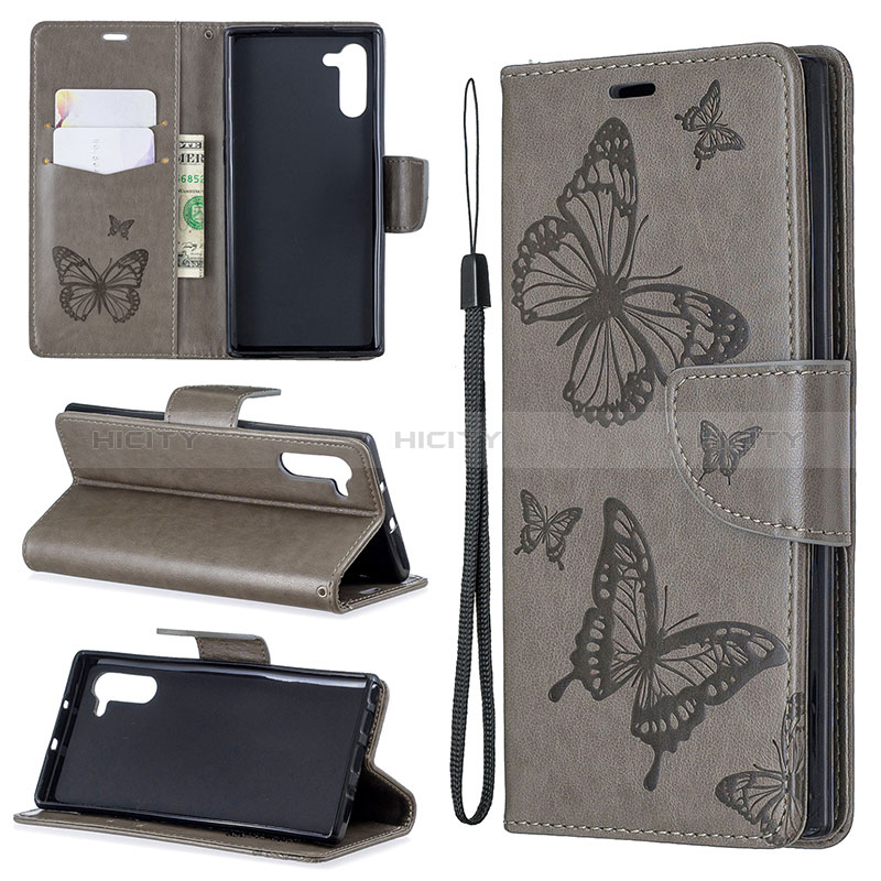 Coque Portefeuille Papillon Livre Cuir Etui Clapet B01F pour Samsung Galaxy Note 10 5G Plus