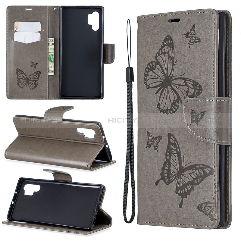 Coque Portefeuille Papillon Livre Cuir Etui Clapet B01F pour Samsung Galaxy Note 10 Plus 5G Plus